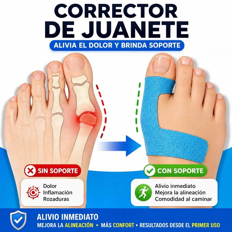 HealthTape Corrector de Juanete Precortado