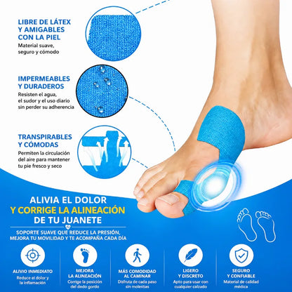 Vendaje pre-cortado para juanete