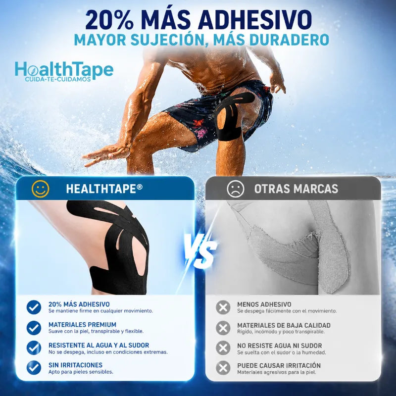 HealthTape® Vendaje Pre-cortado Rodilla