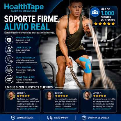 HealthTape® Vendaje Pre-cortado Rodilla