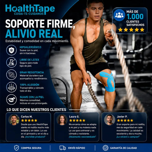 HealthTape® Vendaje Pre-cortado Rodilla