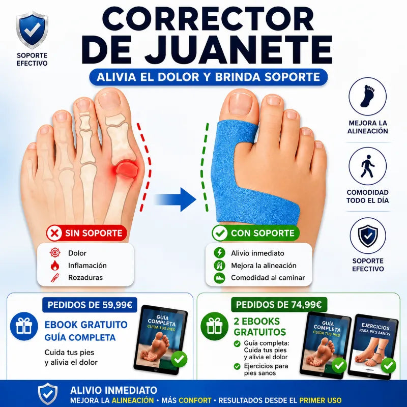 HealthTape® Corrector de Juanete Precortado