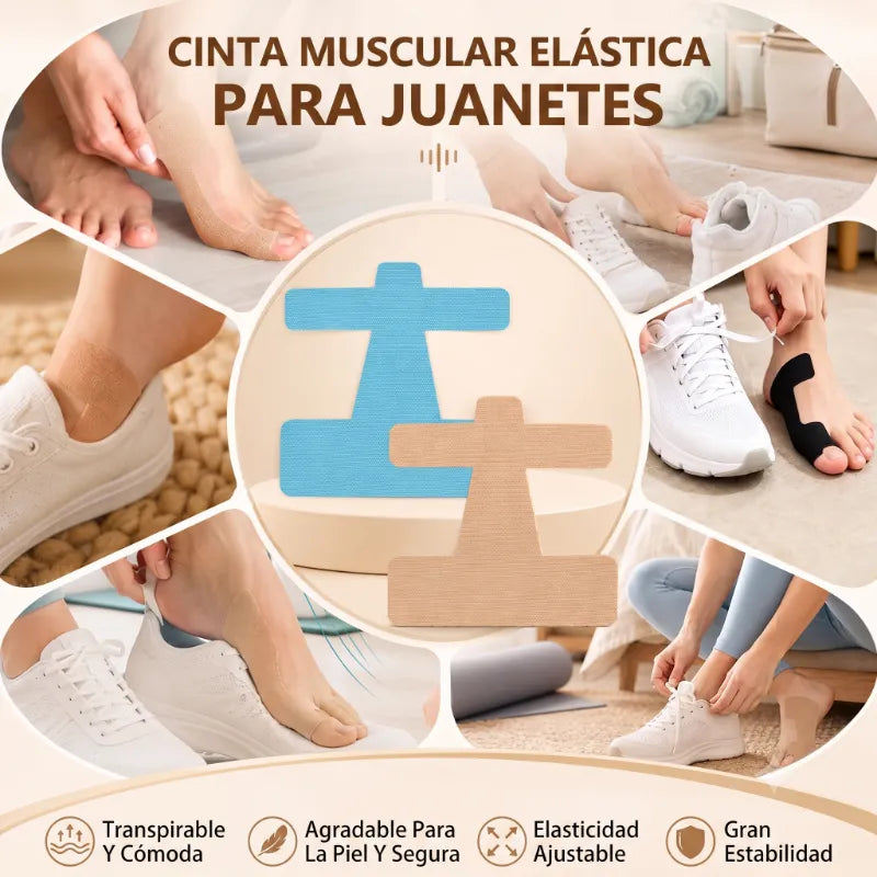 HealthTape® Corrector de Juanete Precortado